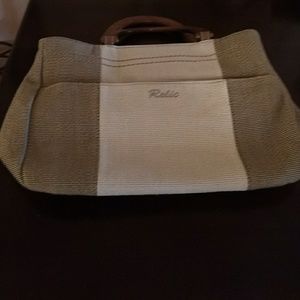 Relic handmade purse two tone khaki in color.